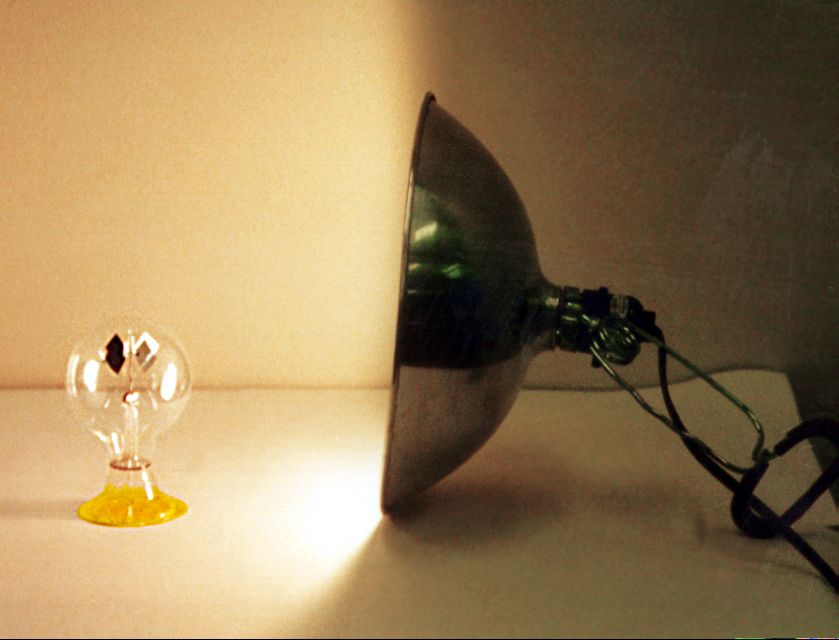pix of lamp and radiometer